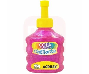 Cola Cintilante 95g Rosa - Acrilex