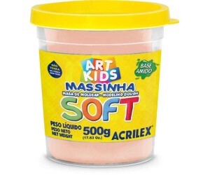 Massa de Modelar 500g Soft Amarelo Pele - Acrilex