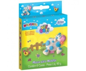 Massa de Modelar 6 Cores - Uti Guti