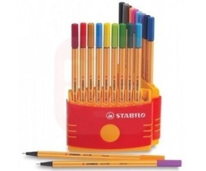 Caneta Stabilo Point 88 - Kit 20 Cores