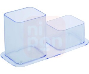 Porta Caneta Duplo Cristal - Dello