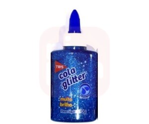 Cola Glitter 90g Azul - Tris