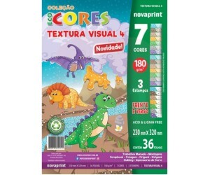 Bloco Eco Cores Textura Visual 4 - 180g 36Fls