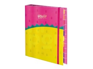 Fichário 1/4 Hello 48 folhas - Dac