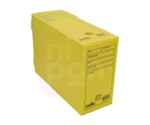 Caixa Arquivo Morto Polidello Oficio Amarelo