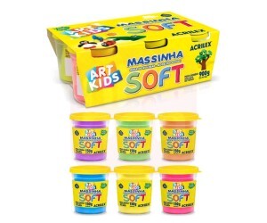Massa de Modelar 150g Soft Acrilex - Cores