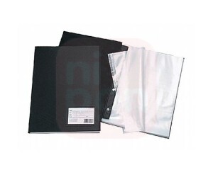 Pasta Catálogo C/10 Envelopes Finos - Preta