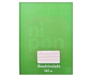 Caderno Quadriculado 1X1 48 Folhas - Verde