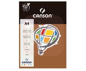 Papel Canson A4 180g Chocolate