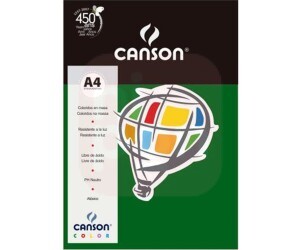 Papel Canson A4 180g Verde Amazonas