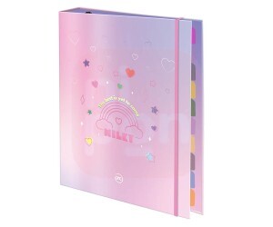 Fichário Universitário Milky + 48 Folhas - Dac