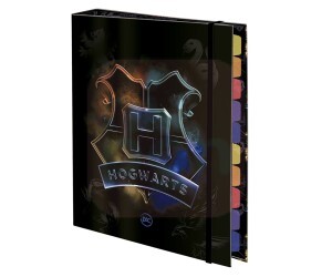 Fichário Colegial com elástico Harry Potter com 48 Folhas decoradas – 3735