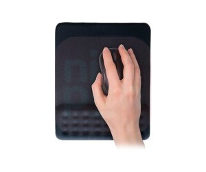 Mouse Pad Dot com Apoio de Pulso Gel Preto Multilaser - AC365