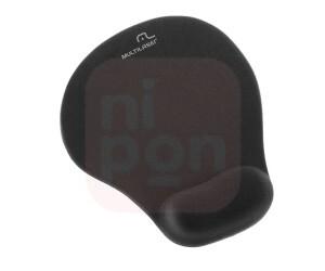 Mouse Pad Multilaser Com Apoio Gel Pequeno Preto - AC021