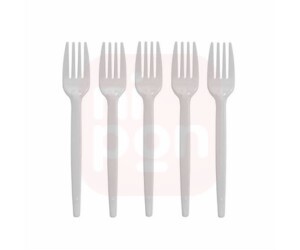 Garfo Descatável Sobremesa C/50 UND