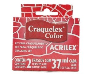 Tinta Craquelex 37ml - Vermelha