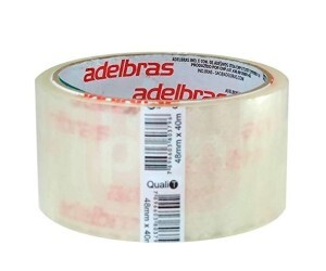 Fita PVC Adesiva Transparente - 48x40mm