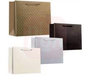 SACOLA DE PAPEL G 31X25X12CM CORES