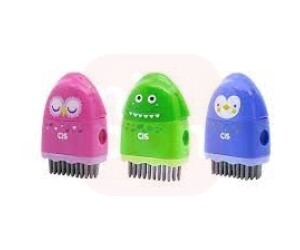 APONTADOR CRIATIVO C/ BORRACHA + ESCOVA