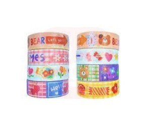 FITA ADESIVA CUTE CARTOON C/4