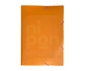 Pasta Aba Elástico oficio Fullcolor Laranja