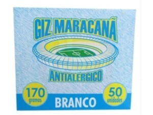 Giz Maracanã C/50 Giz 170G Branco