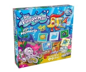 Jogo Da Memória No Fundo Do Mar 40 Peças