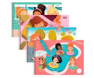 Caderno Meia Pauta Horizontal