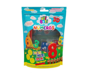 Kit Massinha De Modelar Números Utiguti