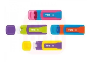 Caneta Borracha com Refil Tris Fit