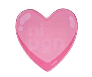 Mouse Pad Coração Pink Vibes Letron