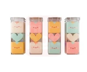 Borracha Mini Cubinhos Sortidos Fantasia - Cis