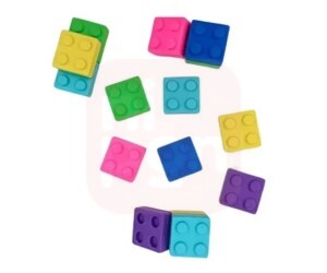 Borracha Bloco Cores Sortidas