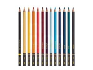 Lápis de Cor 12 Cores Vibes Tons Boho Chic - Tris