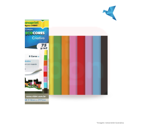 Bloco EcoCores Criativo A4 75G 32 Fls