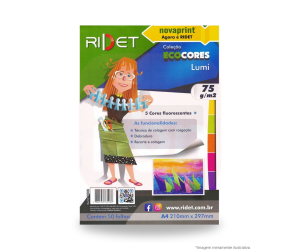 Bloco Criativo Lumi A4 75g 50Fls