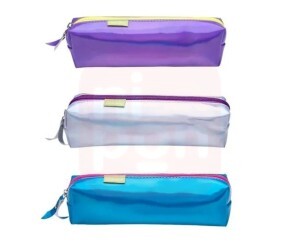 Estojo Tubo Holográfico Roxo - Leo&Leo