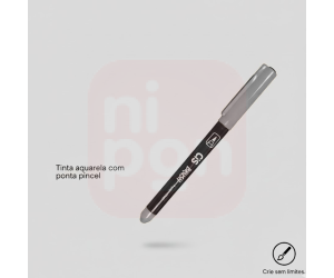 Caneta Marcador Brush Aquarelável CIS - Cinza 3C