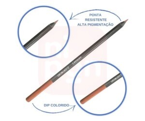 Lapis De Cor Tons De Pele Carbon Macio 12 Cores - Leo&Leo