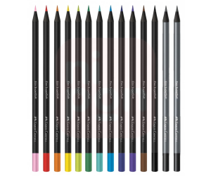 Lápis de Cor 12 Cores + 2 ECO Supersoft - Faber-Castell