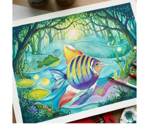 Lápis de Cor 48 Cores Aquarelável - Faber-Castell