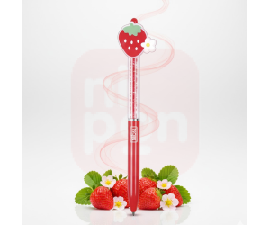 Caneta Esferográfica Retrátil 0.7mm Be Berry Morango - Tilibra 