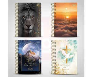 Agenda Espiral Louvor 2026 M6 - Tilibra 