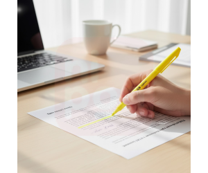 Marca Texto Lumini Amarelo - CIS