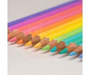 Lápis de Cor 12 Cores Pastel - Compactor