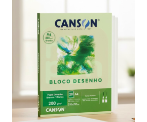 Bloco A4 200g Desenho