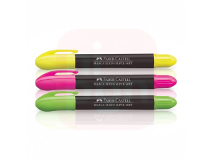 Marca-Texto Super Soft Gel – Cores Faber-Castell